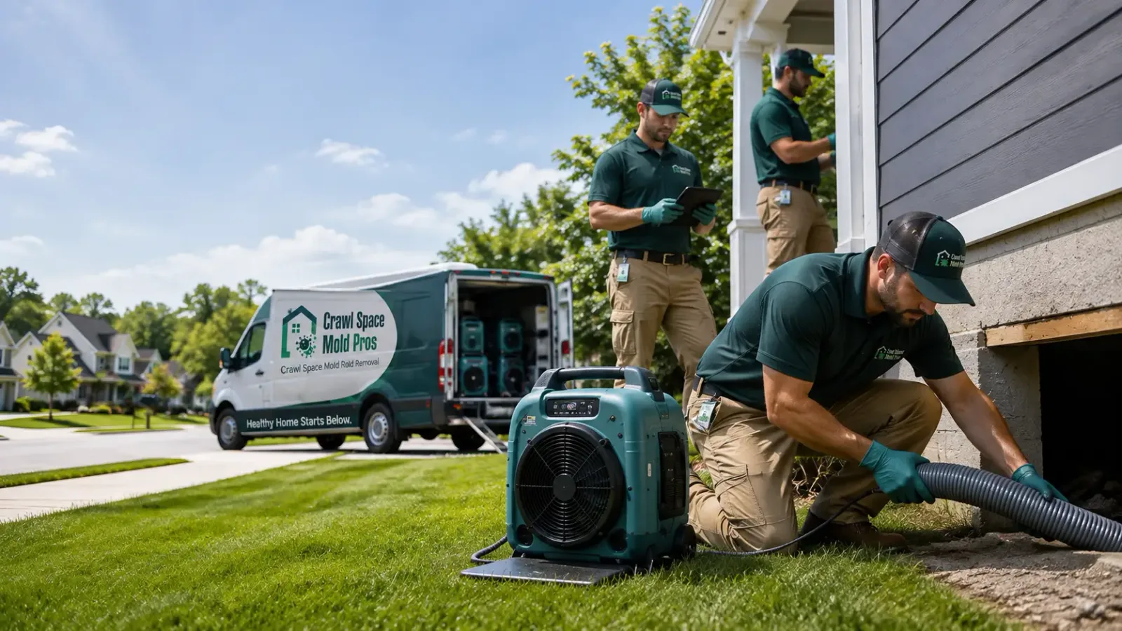 Crawl Space Mold Removal in Mistletoe, KY